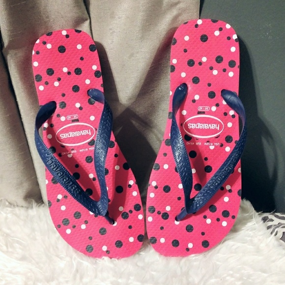 Havaianas Shoes - Pink polka dot Havaianas
